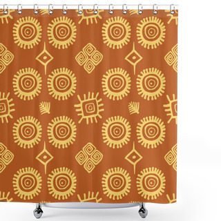 Personality  Seamless Pattern Shower Curtains