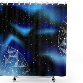 Personality  Night, Deep Sky Shower Curtains