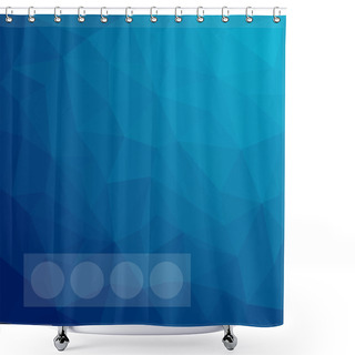 Personality  Geometric Abstract Background Shower Curtains