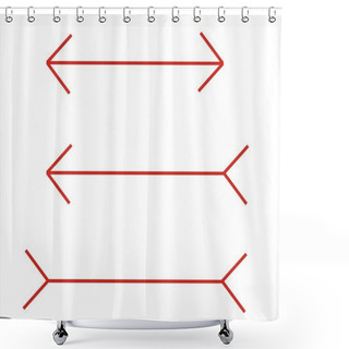 Personality  Optical Illusion Shower Curtains