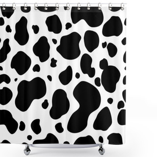 Personality  Cow Print Shower Curtains