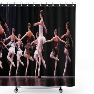 Personality  Ballet Shower Curtains