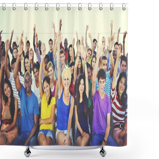 Personality  Happy Diversity People Shower Curtains