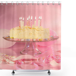 Personality  Birthday Celebrations Shower Curtains