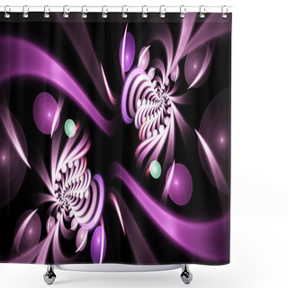 Personality  3D Surreal Abstract Illustration. Shower Curtains