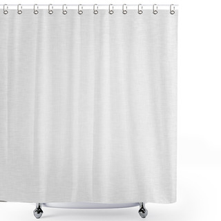 Personality  White Fabric Background With Subtle Canvas Texture Shower Curtains