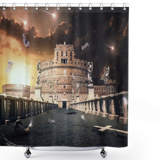 Personality  Rome Apocalipse  Shower Curtains