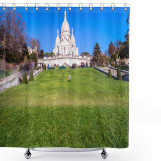 Personality  Sacred Heart Cathedral, Montmartre Shower Curtains