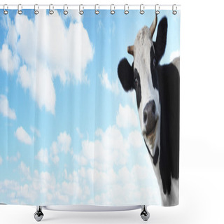 Personality  Cow & Clouds Shower Curtains