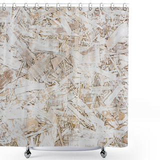 Personality  OSB Board Texture. Shower Curtains