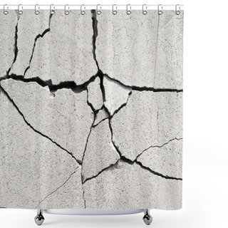 Personality  Concrete Surface. Shower Curtains