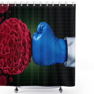 Personality  Cancer Fight Shower Curtains