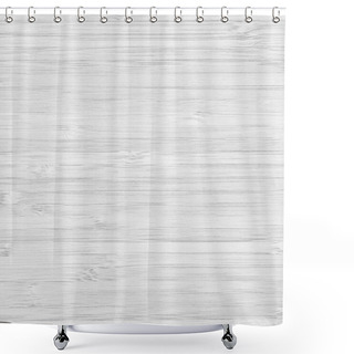 Personality  White Wooden Material Of Background Shower Curtains