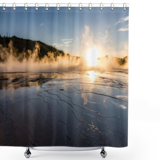 Personality  Yellowstone National Park Shower Curtains