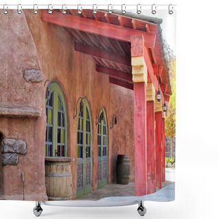 Personality  Houses Of The Old West Shower Curtains