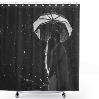 Personality  Love In The Rain Shower Curtains