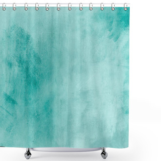 Personality  Blue Green Abstract Background Or Texture  Shower Curtains