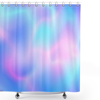 Personality  Holografic Foil Background. Vector Image Shower Curtains