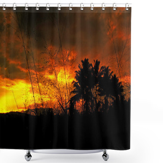 Personality  Sunset Shower Curtains