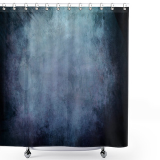 Personality  Grungy Blue Canvas Background Or Texture  Shower Curtains