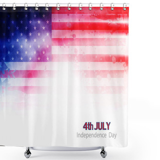 Personality  American Flag Theme Design Shower Curtains