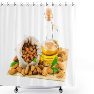 Personality  Almonds In The Sack And Almond Oil Shower Curtains