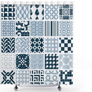 Personality  Geometric Patterns Collection Shower Curtains