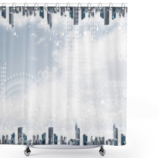 Personality  Modern Urban Technologies. Shower Curtains