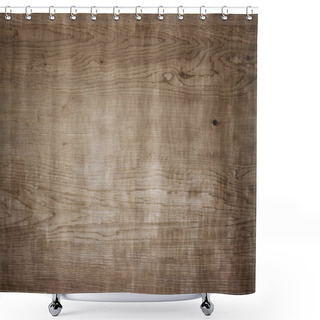 Personality  Wooden Board Texture Shower Curtains