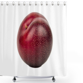 Personality  Big Red Plum Shower Curtains
