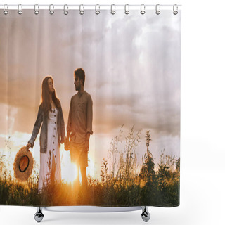Personality  Backlit Shower Curtains