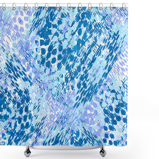 Personality  Ethnic Seamless Pattern. Shower Curtains