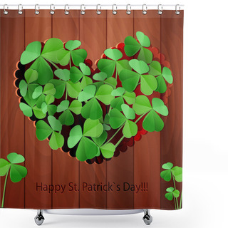 Personality  St. Patrick's Greeting Card Shower Curtains