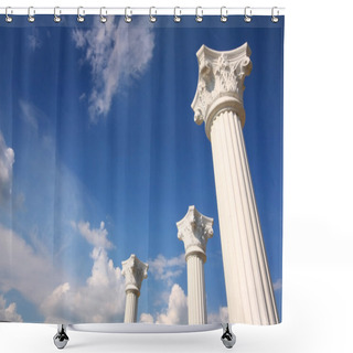 Personality  Columns Shower Curtains