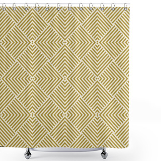 Personality  Classic Geometric Pattern Shower Curtains