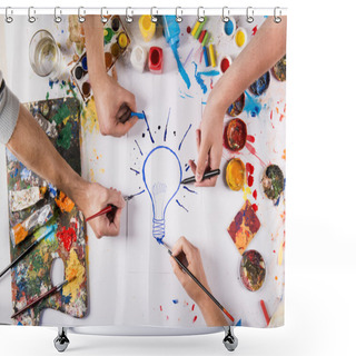 Personality  Idea Concept Shower Curtains