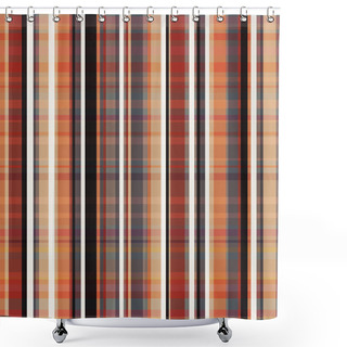 Personality  Seamless Stripe Pattern Texture Shower Curtains
