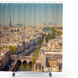 Personality  View On Paris Shower Curtains