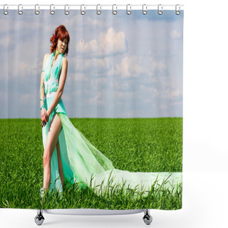 Personality  Girl Spring Summer Shower Curtains