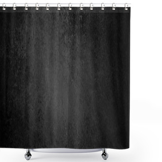 Personality  Elegant Very Black Background With Faint Sponged Grunge Texture In An Old Vintage Design, Dark Charcoal Gray Color Center In Backdrop Shower Curtains