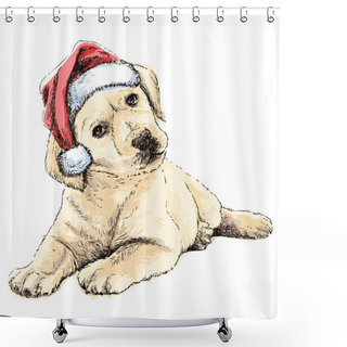 Personality  Labrador Retriever Shower Curtains