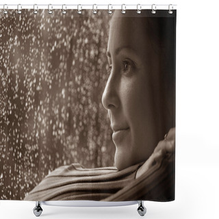 Personality  Rainy Day Thoughts Shower Curtains