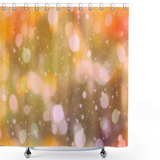 Personality  Background Of Bright Autumn Watercolor Palette. Shower Curtains