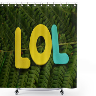 Personality  Word Lol Shower Curtains