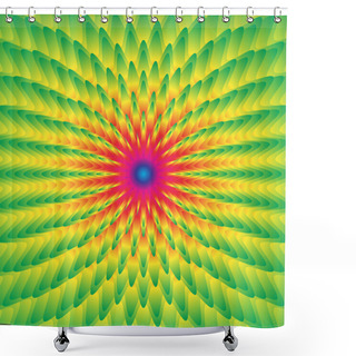 Personality  Abstract Psychedelic Background. Shower Curtains