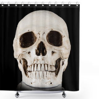 Personality  Human Skull Shower Curtains