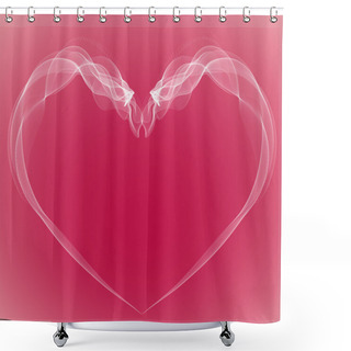 Personality  Wedding Invitation Shower Curtains