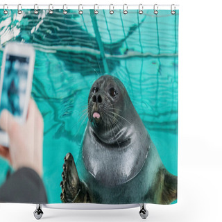 Personality  Photographing Shower Curtains