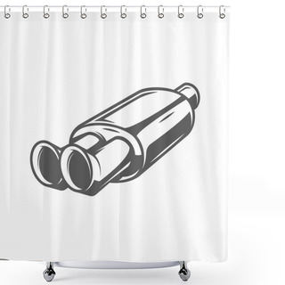 Personality  Vintage Element Of The Car Service Shower Curtains