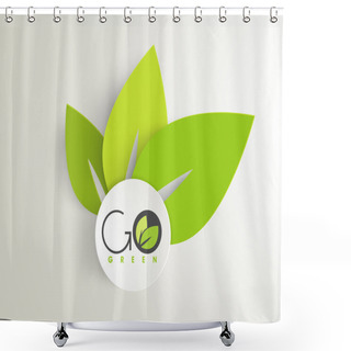 Personality  Nature Background, Eco Friendly Concept. Shower Curtains